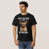 Beste kattenvader ooit Sphynx katten shirt (Voorkant volledig)