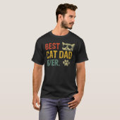 Beste kattenvader ooit t-shirt (Voorkant volledig)