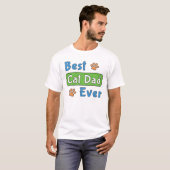 Beste kattenvader ooit t-shirt (Voorkant volledig)