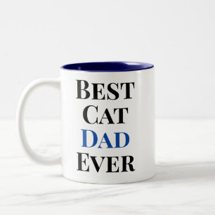 Beste kattenvader ooit tekst-only kat tweekleurige koffiemok
