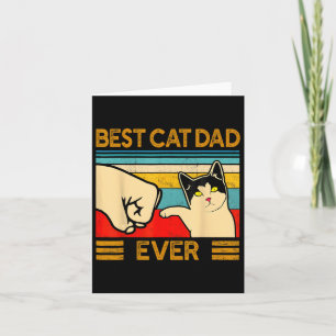Beste kattenvader ooit Vaderdag cadeau kat papa vo Kaart