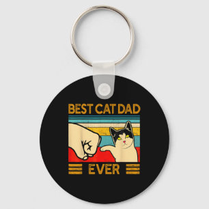 Beste kattenvader ooit Vaderdag cadeau kat papa vo Sleutelhanger