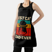 Beste kattenvader ooit Vaderdag cadeau Schort (Insitu)