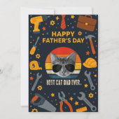 Beste Kattenvader Ooit Vaderdag Cadeaus Kaarten (Voorkant)