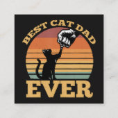 Beste Kattenvader Ooit Vaderdag Informatiekaartje (Achterkant)