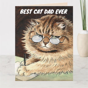 BESTE KATTENVADER OOIT VERJAARDAGSCAART KAARTEN