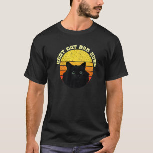 Beste kattenvader ooit vintage jaren tachtig stijl t-shirt