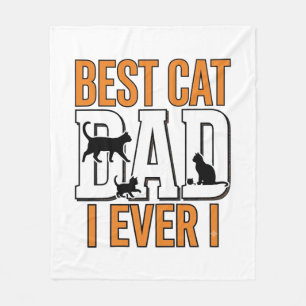 Beste kattenvader ooit vintage kat vader shirt ont fleece deken