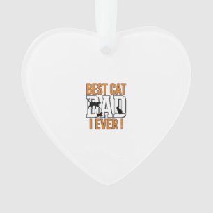 Beste kattenvader ooit vintage kat vader shirt ont ornament