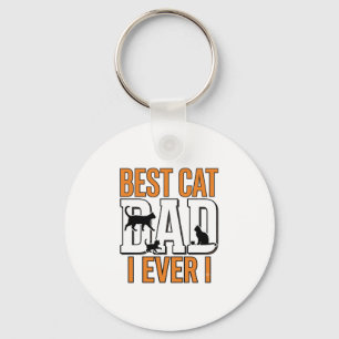 Beste kattenvader ooit vintage kat vader shirt ont sleutelhanger