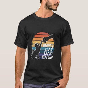 Beste kattenvader ooit vuist botsen kat vintage re t-shirt
