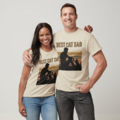 Beste kattenvader  t-shirt (Unisex)