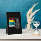Beste kattenzusje ooit | Schattigee kattenliefhebb Fotoplaat (Zijkant)