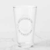 Beste kattevader, foto van Par Classic Eenvoudige  Glas (Achterkant)