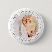Beste kattevader, foto van Par Classic Eenvoudige  Ronde Button 5,7 Cm (Voorkant)