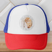 Beste kattevader, foto van Par Classic Eenvoudige  Trucker Pet