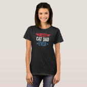 Beste kattevader ooit 1 t-shirt (Voorkant volledig)
