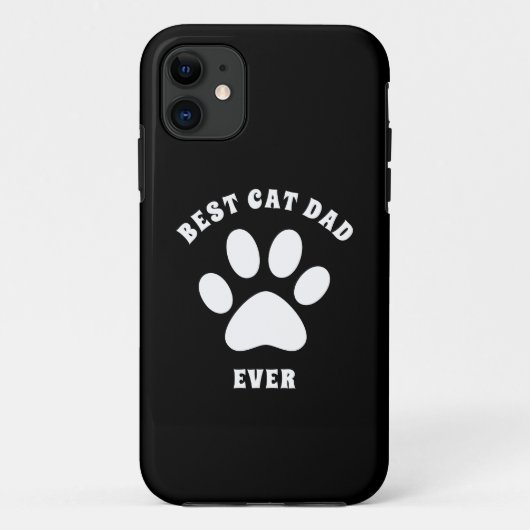 Beste kattevader ooit aangepaste tekst op maat Case-Mate iPhone case (Achterkant)