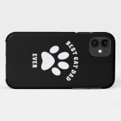 Beste kattevader ooit aangepaste tekst op maat Case-Mate iPhone case (Achterkant (horizontaal))