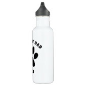 Beste kattevader ooit aangepaste tekst op maat waterfles  (Rechts)