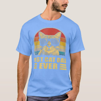 Beste kattevader ooit, bult, geschikt voor Vaderda T-shirt