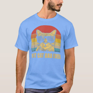 Beste kattevader ooit, bult, geschikt voor Vaderda T-shirt
