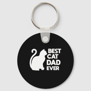 Beste kattevader ooit kattevoer Kittens Cat Lover Sleutelhanger