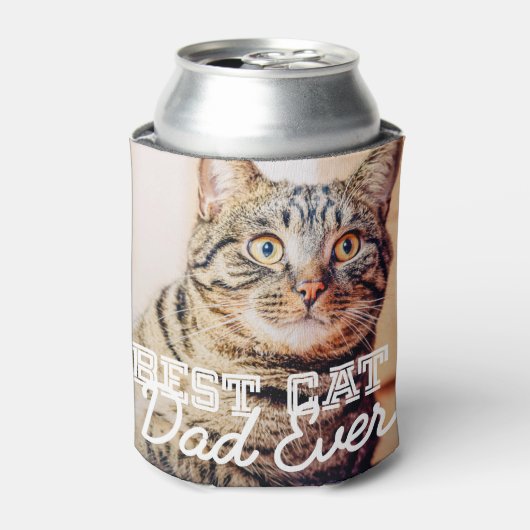 Beste kattevader ooit Moderne aangepaste foto Blikjeskoeler (Blikje Voorkant)