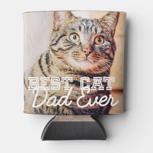 Beste kattevader ooit Moderne aangepaste foto Blikjeskoeler (Voorkant)