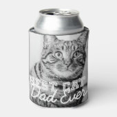 Beste kattevader ooit Moderne aangepaste foto Blikjeskoeler (Blikje Voorkant)