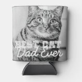 Beste kattevader ooit Moderne aangepaste foto Blikjeskoeler (Voorkant)