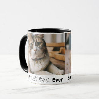 Beste kattevader ooit Moderne Aangepaste Foto en K Mok