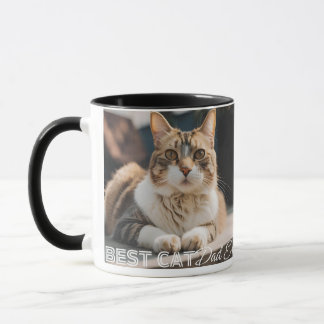 Beste kattevader ooit Moderne Aangepaste Foto en K Mok