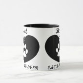 Beste kattevader ooit Moderne Aangepaste Foto en K Mok (Midden)