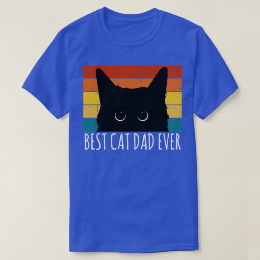 Beste kattevader ooit t-shirt (Design voorkant)