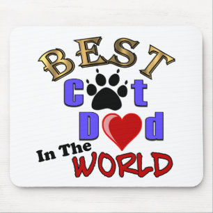 Beste kattevader ter wereld voor Vaderdag Muismat