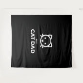 Beste kattevader wandkleed (Voorkant (horizontaal))