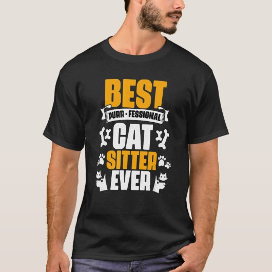Beste kattezitter ooit Spint de set van profession T-shirt (Voorkant)