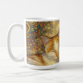 Beste katvrienden geïnspireerd door Klimt Koffiemok