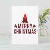 Beste kerst feest ideeën vakantieseizoen feestdagenkaart (Staand voorkant)