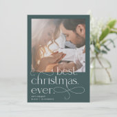 Beste kerst ooit Kerst engagement Aankondiging (Staand voorkant)