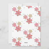 Beste kerst ooit Verlovingsdrie Foto  Feestdagenkaart (Achterkant)