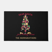 Beste kerstboomillustratie voor kerstmis in Santa Deurmat (Voorkant)