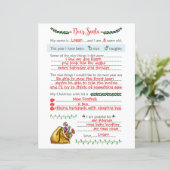 Beste kerstbrief Briefpapier (Staand voorkant)