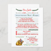 Beste kerstbrief Briefpapier (Voorkant / Achterkant)