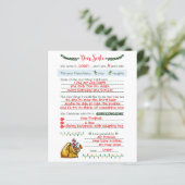 Beste kerstbrief Briefpapier (Staand voorkant)