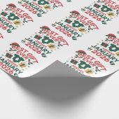 Beste kerstcadeau komt in januari 2026 cadeaupapier (Hoek)