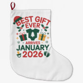 Beste kerstcadeau komt in januari 2026 grote kerstsok (Voorkant)