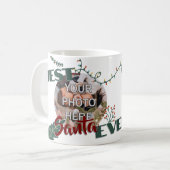 Beste kerstcadeau ooit voor papa gepersonaliseerd koffiemok (Voorkant links)