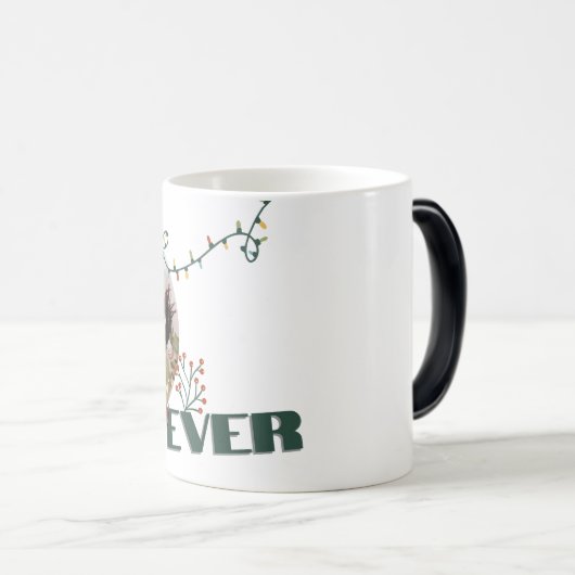 Beste kerstcadeau ooit voor papa gepersonaliseerd magische mok (Voorkant rechts)